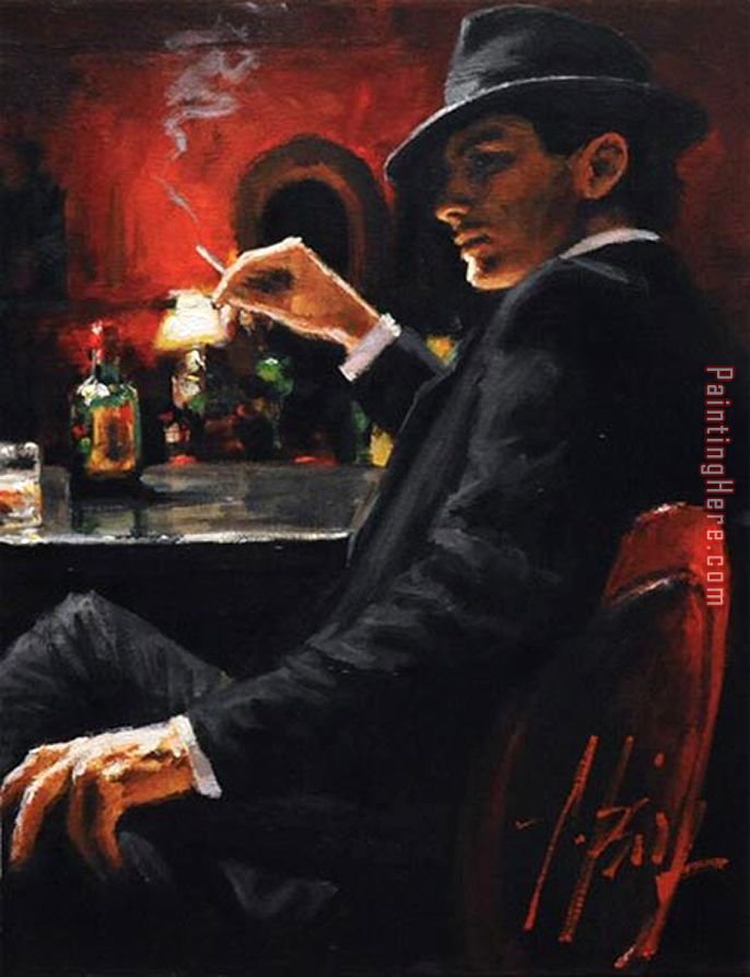 Whiskey at Las Brujas VII painting - Fabian Perez Whiskey at Las Brujas VII art painting